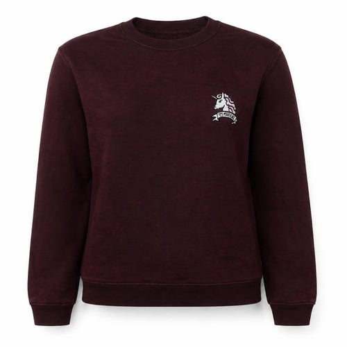 Pull&Bear Womens Red Viscose Pullover Sweatshirt Size M Pullover