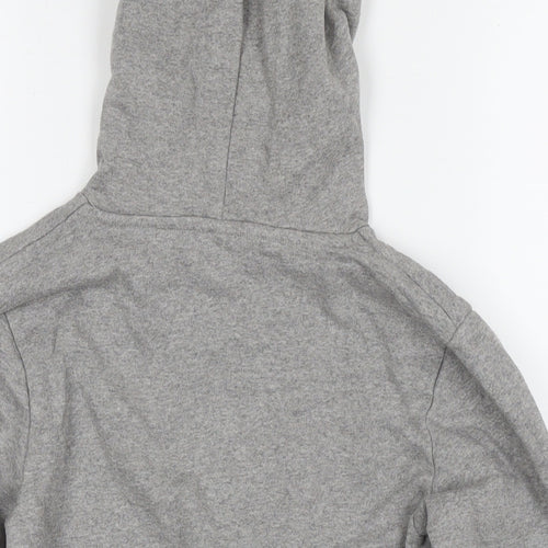 Tottenham Hotspur F.C. Boys Grey Cotton Pullover Hoodie Size 7-8 Years Pullover