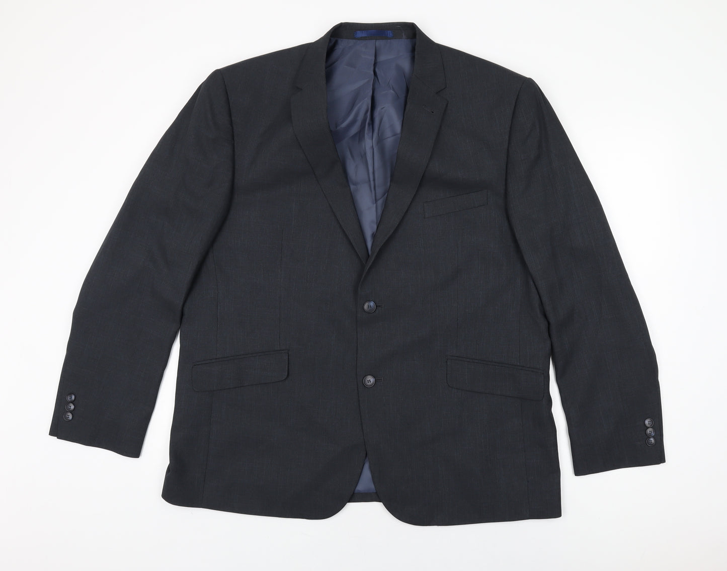 Taylor & Wright Mens Grey Polyester Jacket Suit Jacket Size 46 Regular