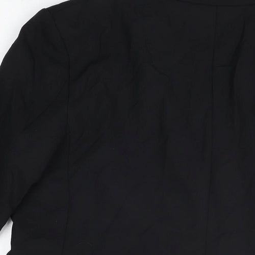 Marks and Spencer Womens Black Polyester Jacket Suit Jacket Size 10
