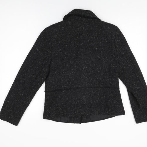 Gabler Womens Black Jacket Size 12 Button