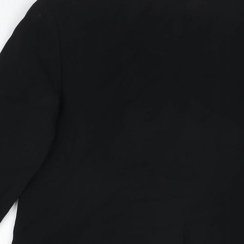 Episode Womens Black Jacket Coat Size 4 Button