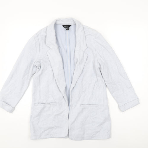 New Look Womens Blue Jacket Blazer Size 8