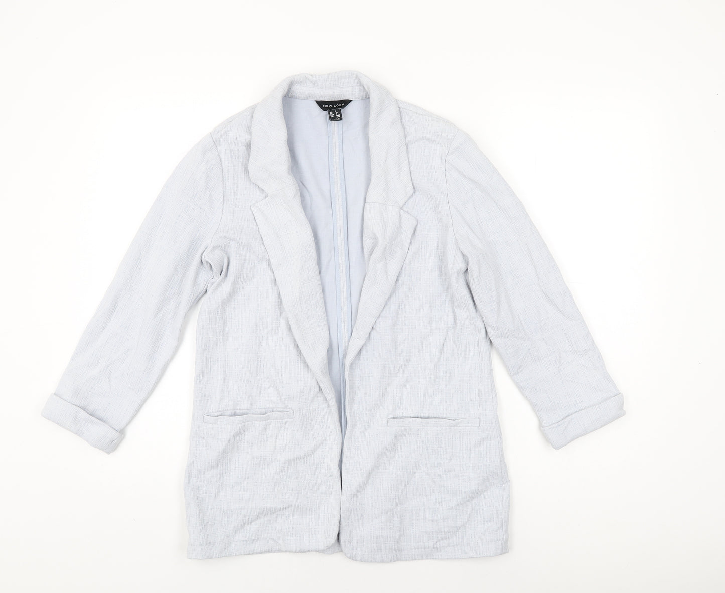 New Look Womens Blue Jacket Blazer Size 8