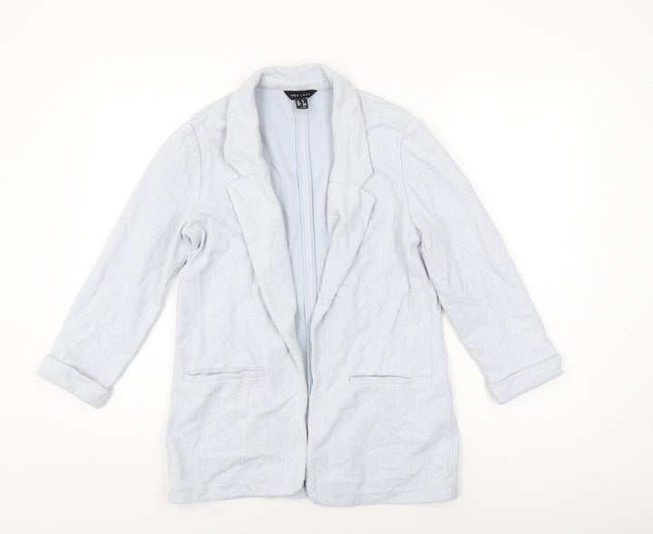 New Look Womens Blue Jacket Blazer Size 8
