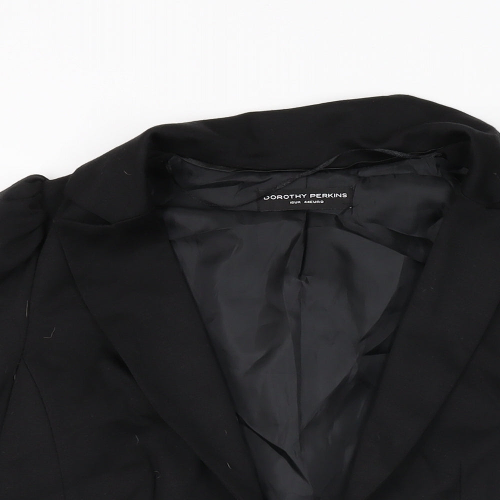 Dorothy Perkins Womens Black Jacket Size 16