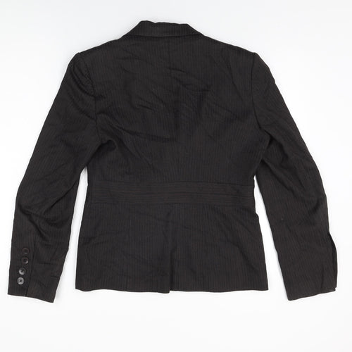NEXT Womens Brown Jacket Blazer Size 12 Button