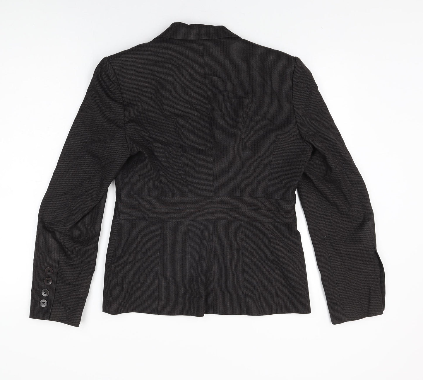 NEXT Womens Brown Jacket Blazer Size 12 Button