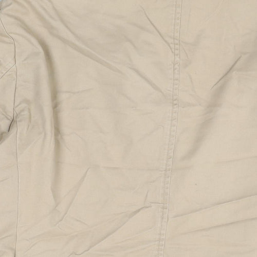Lands' End Mens Beige Jacket Size 44 Button