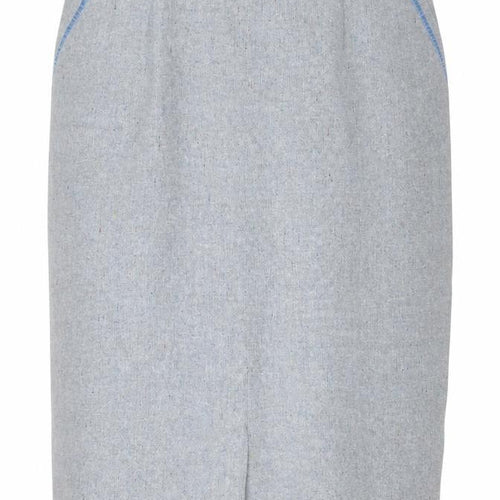 Daxon Womens Blue Wool Straight & Pencil Skirt Size 22 Zip