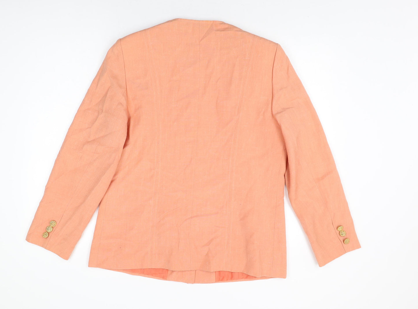 Ladies Pride Womens Pink Jacket Size 14 Button