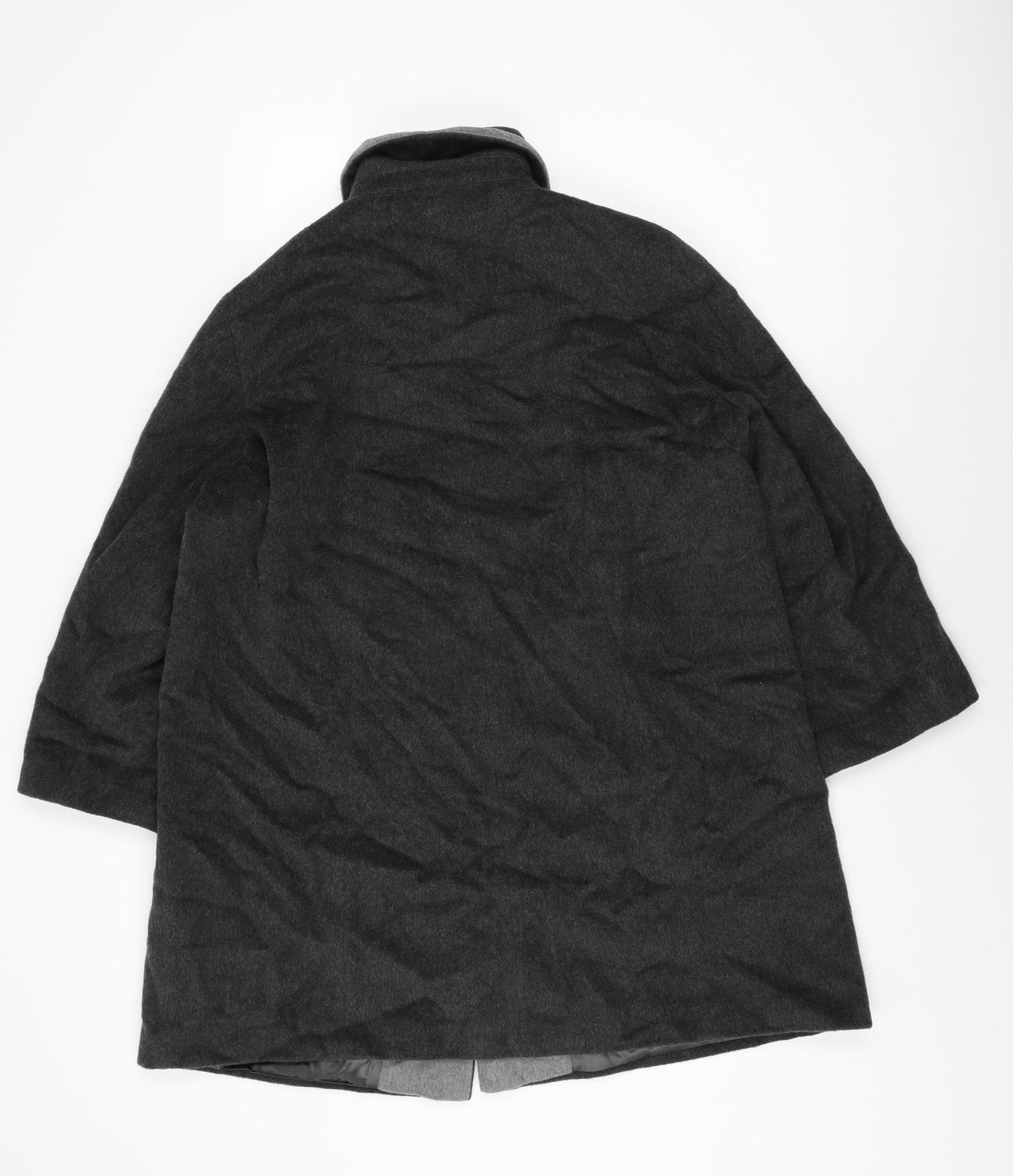 Eastex Womens Grey Overcoat Coat Size 12 Button