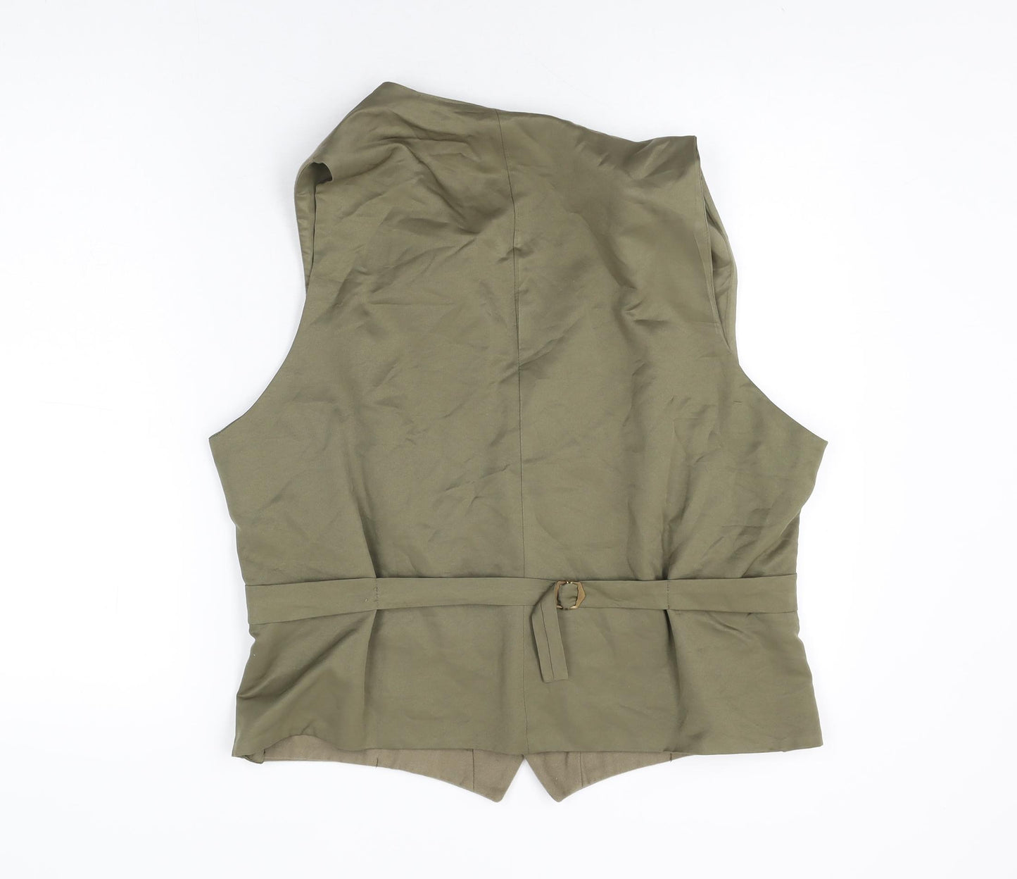 Carabou Mens Green Cotton Jacket Suit Waistcoat Size M Regular