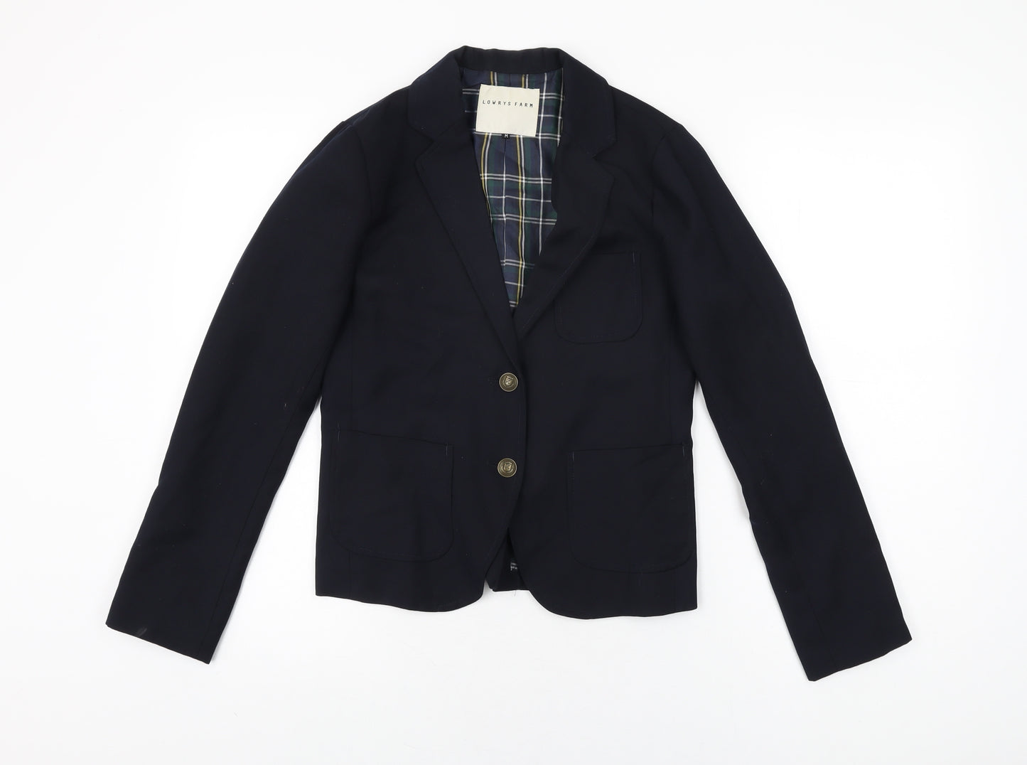 Lowrys Farm Boys Blue Jacket Blazer Size M Button