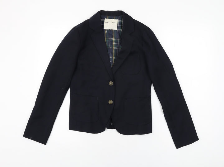 Lowrys Farm Boys Blue Jacket Blazer Size M Button