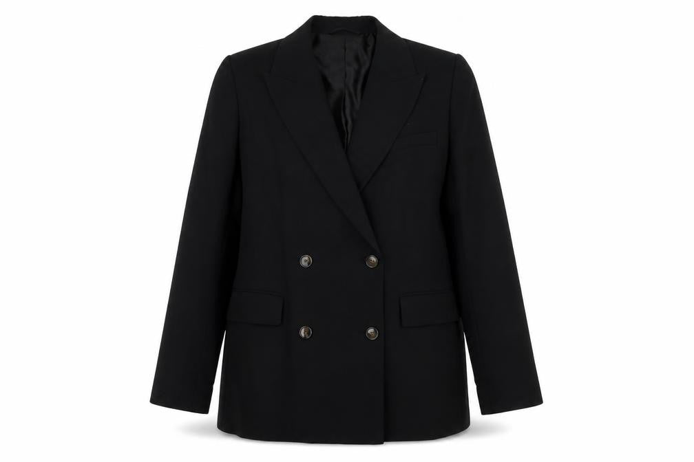 Marks & Spencer Womens Black Polyester Jacket Suit Jacket Size 12