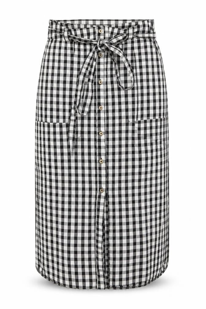 River Island Womens Black Geometric Polyester Straight & Pencil Skirt Size 12 Zip