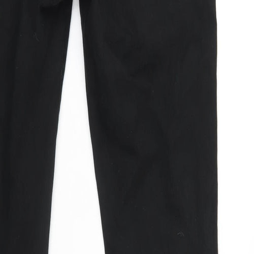 Uniqlo Womens Black Cotton Skinny Jeans Size 28 in L31 in Regular Zip