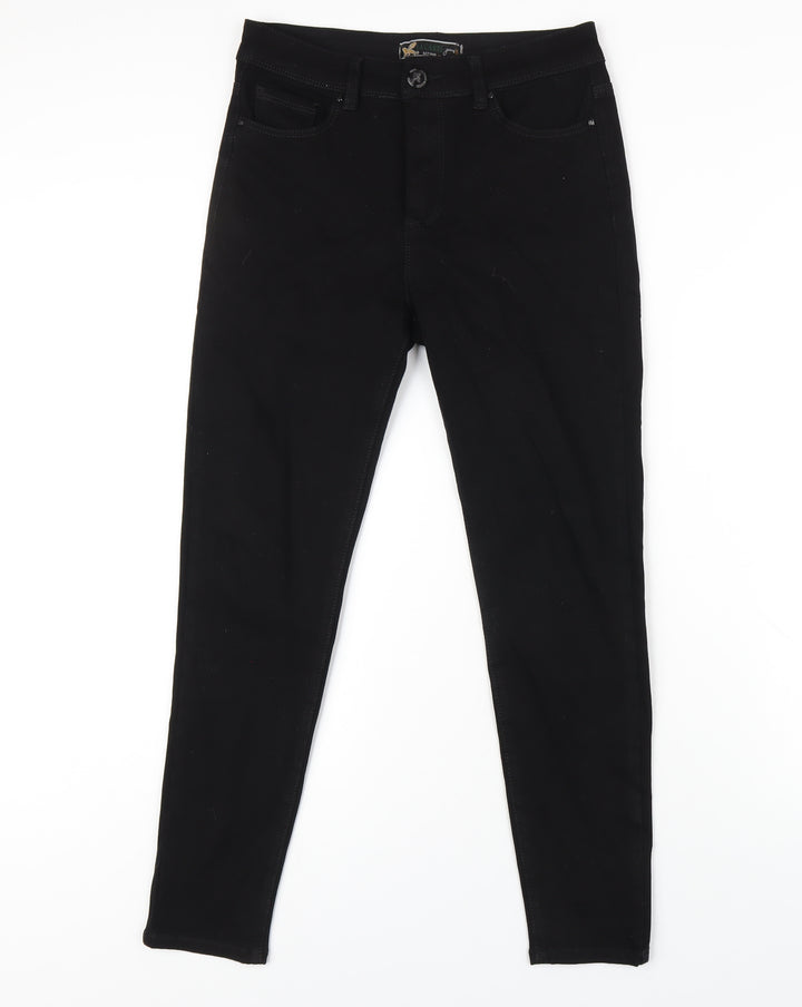 La Carte Womens Black Cotton Skinny Jeans Size 28 in L28 in Regular Zip