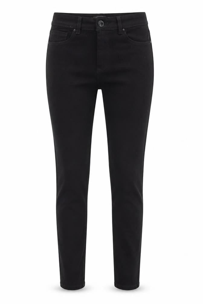 La Carte Womens Black Cotton Skinny Jeans Size 28 in L28 in Regular Zip