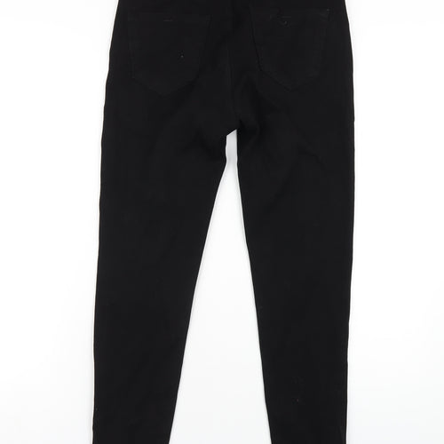 La Carte Womens Black Cotton Skinny Jeans Size 28 in L28 in Regular Zip