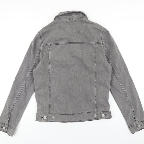 ASOS Mens Grey Jacket Size M Button