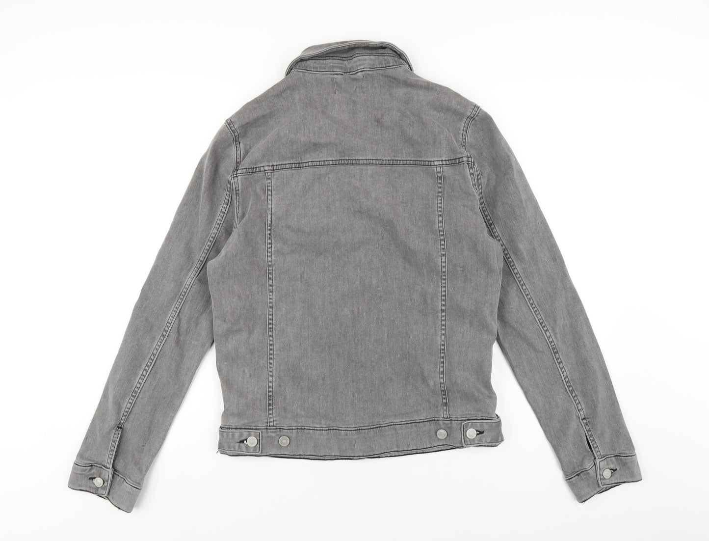 ASOS Mens Grey Jacket Size M Button