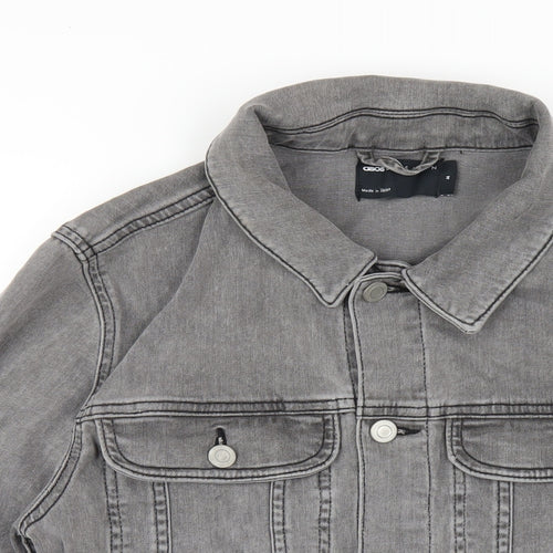 ASOS Mens Grey Jacket Size M Button