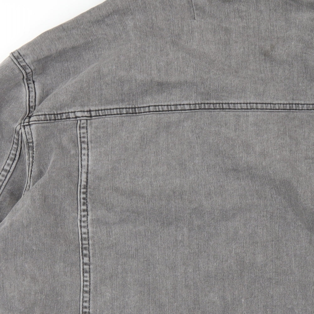 ASOS Mens Grey Jacket Size M Button