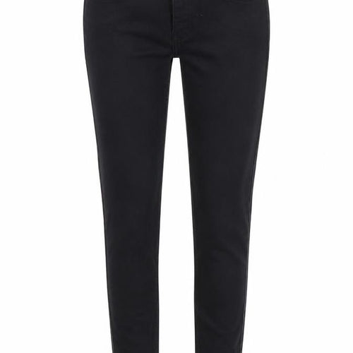 Topshop Womens Black Cotton Skinny Jeans Size 26 in L30 in Regular Zip
