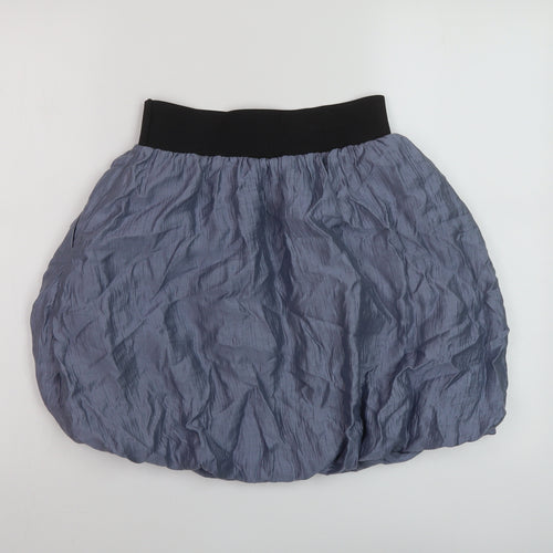 H&M Womens Blue Lyocell A-Line Skirt Size 6