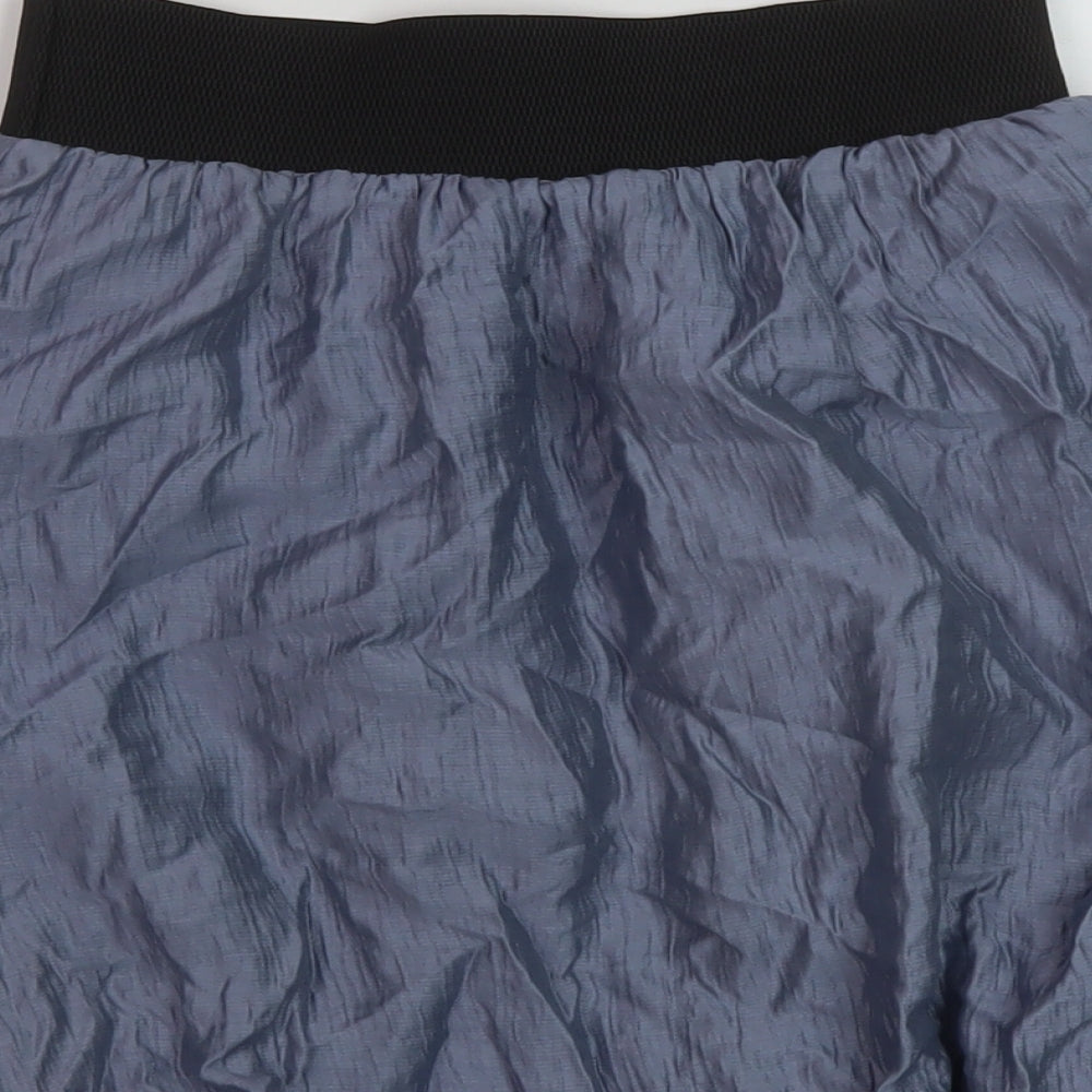 H&M Womens Blue Lyocell A-Line Skirt Size 6