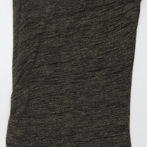 Autograph Womens Green Viscose Bodycon Size 8 Round Neck Pullover