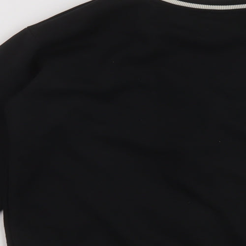 River Island Womens Black Bomber Jacket Jacket Size XS Button