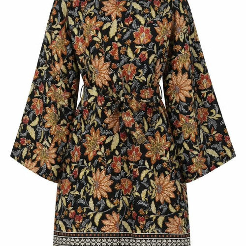 Mango Womens Multicoloured Geometric Polyester Shirt Dress Size M V-Neck Button