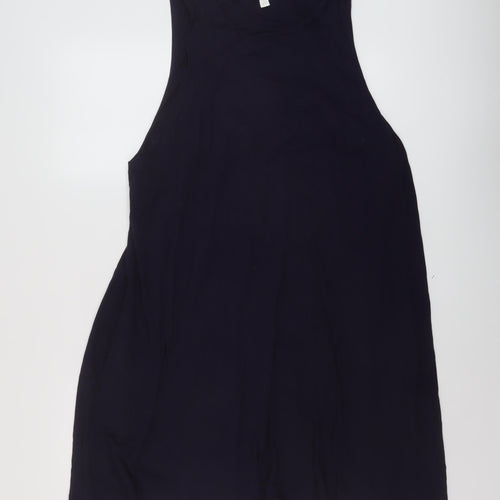 H&M Womens Blue Viscose A-Line Size XL Round Neck Pullover