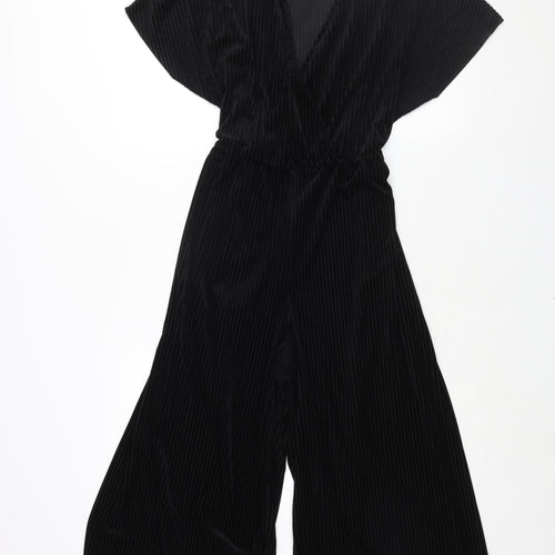 New Look Womens Black Polyester Jumpsuit One-Piece Size 12 L21 in Pullover - Belted