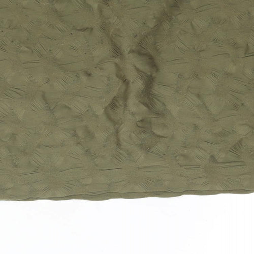 H&M Womens Green Polyester Mini Skirt Size M - Textured