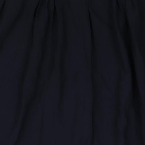 Bonmarché Womens Blue Polyester Pleated Skirt Size 18 - Button Detail