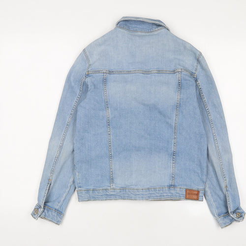 Zara Girls Blue Jacket Size 13-14 Years Button