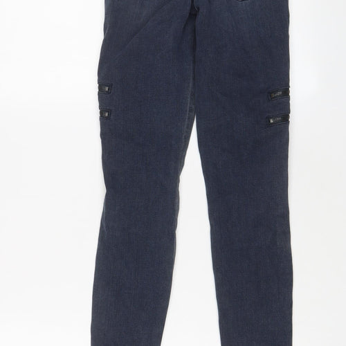 J Brand Womens Grey Cotton Skinny Jeans Size 24 in L28 in Regular Zip - Zip Pockets