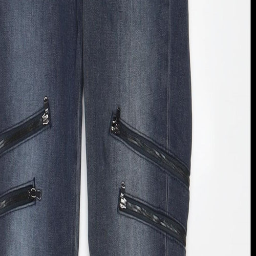 J Brand Womens Grey Cotton Skinny Jeans Size 24 in L28 in Regular Zip - Zip Pockets