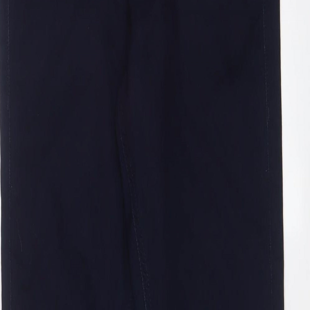 Marks and Spencer Womens Blue Cotton Skinny Jeans Size 10 L31 in Regular Zip