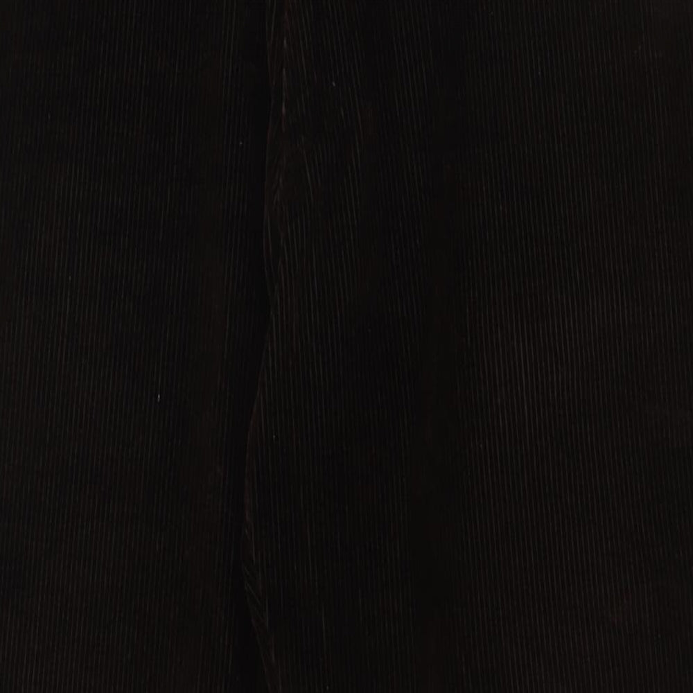 Blue Harbour Mens Brown Cotton Trousers Size 38 in L33 in Regular Zip - Long Leg