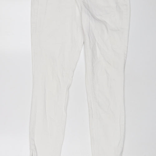 Only Womens White Cotton Skinny Jeans Size 30 in L32 in Regular Zip