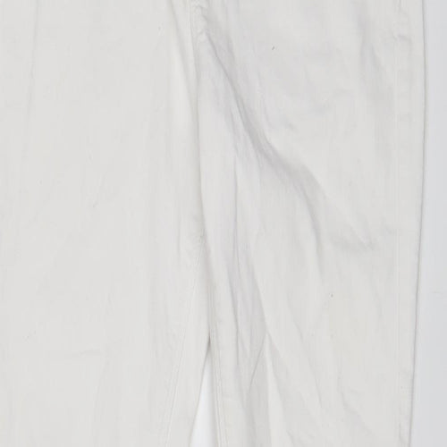 Only Womens White Cotton Skinny Jeans Size 30 in L32 in Regular Zip