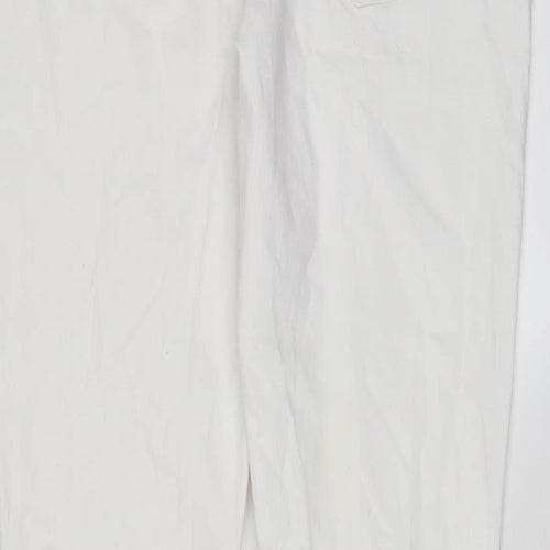 Only Womens White Cotton Skinny Jeans Size 30 in L32 in Regular Zip