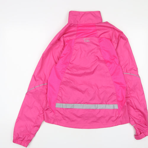 Beverly Hills Womens Pink Jacket Size 10 Zip - Breathable