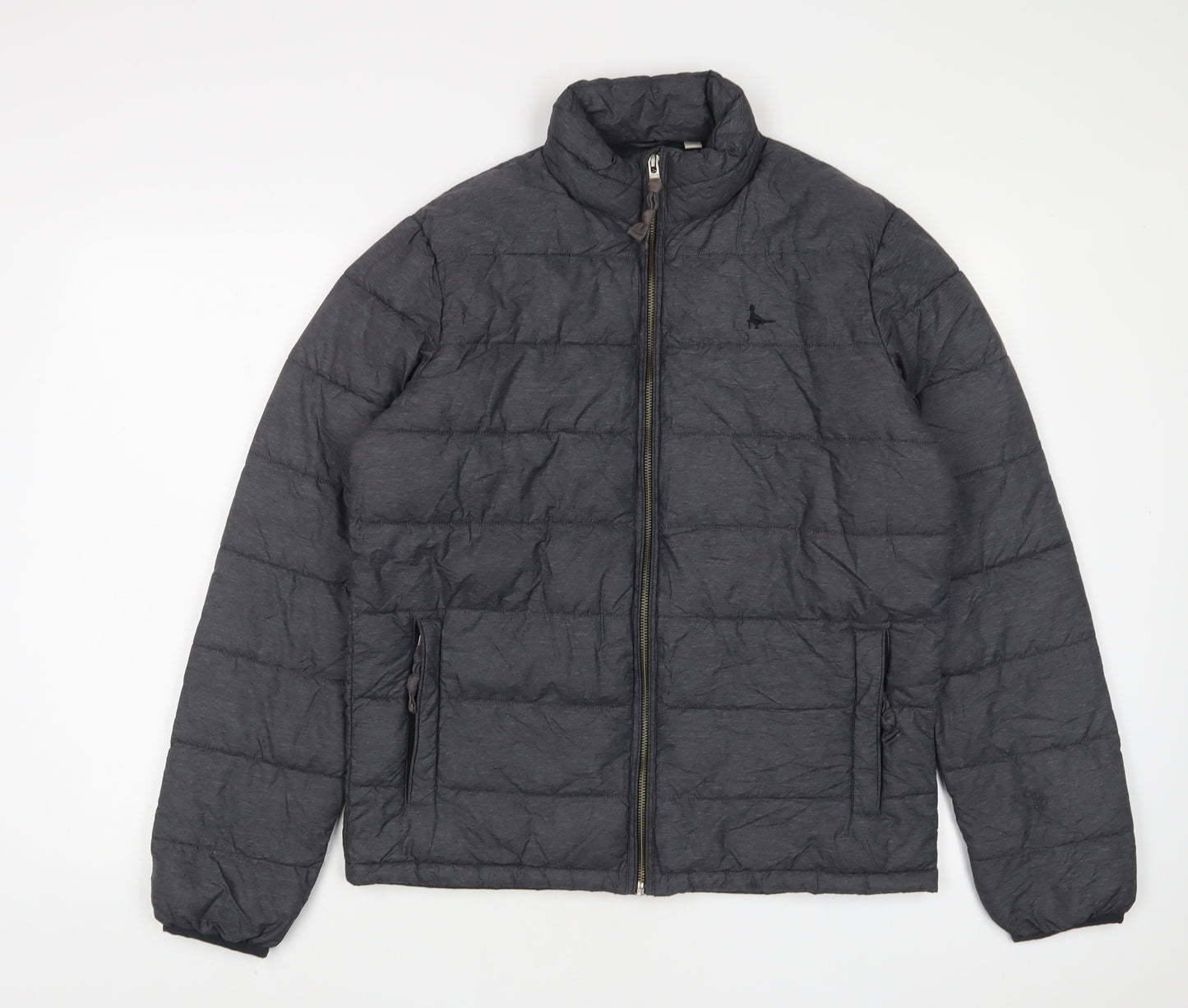 Jack Wills Mens Green Puffer Jacket Jacket Size S Zip - Zip Pockets