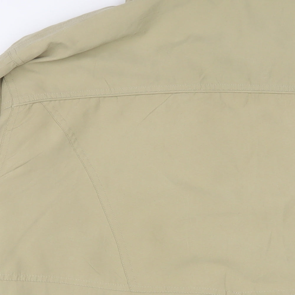 M.B.C Mens Beige Jacket Size L Zip
